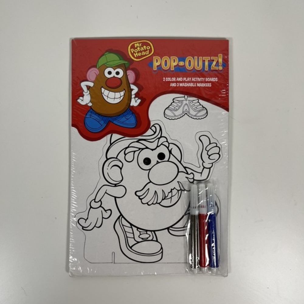 Tara Toys Mr. Potato Head "Pop Outz!" Creativity Coloring Activity Set 2013 NEW